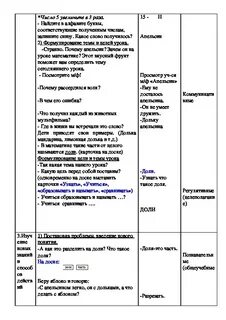 Конспекты первые дни в школе