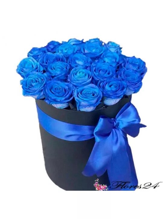 Синяя 25. Розы в голубой шляпной коробке. Стабилизированные синие розы в шляпной коробке. Орхидея синий композиция коробка.