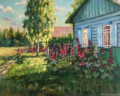 Старый дом в саду смородина