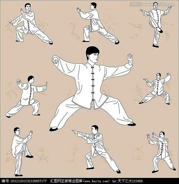 китайская гимнастика ушу для начинающих. таолу чань цюань. боевые искусства для начинающих. цзуй цюань. 18 форм тайцзи цигун.