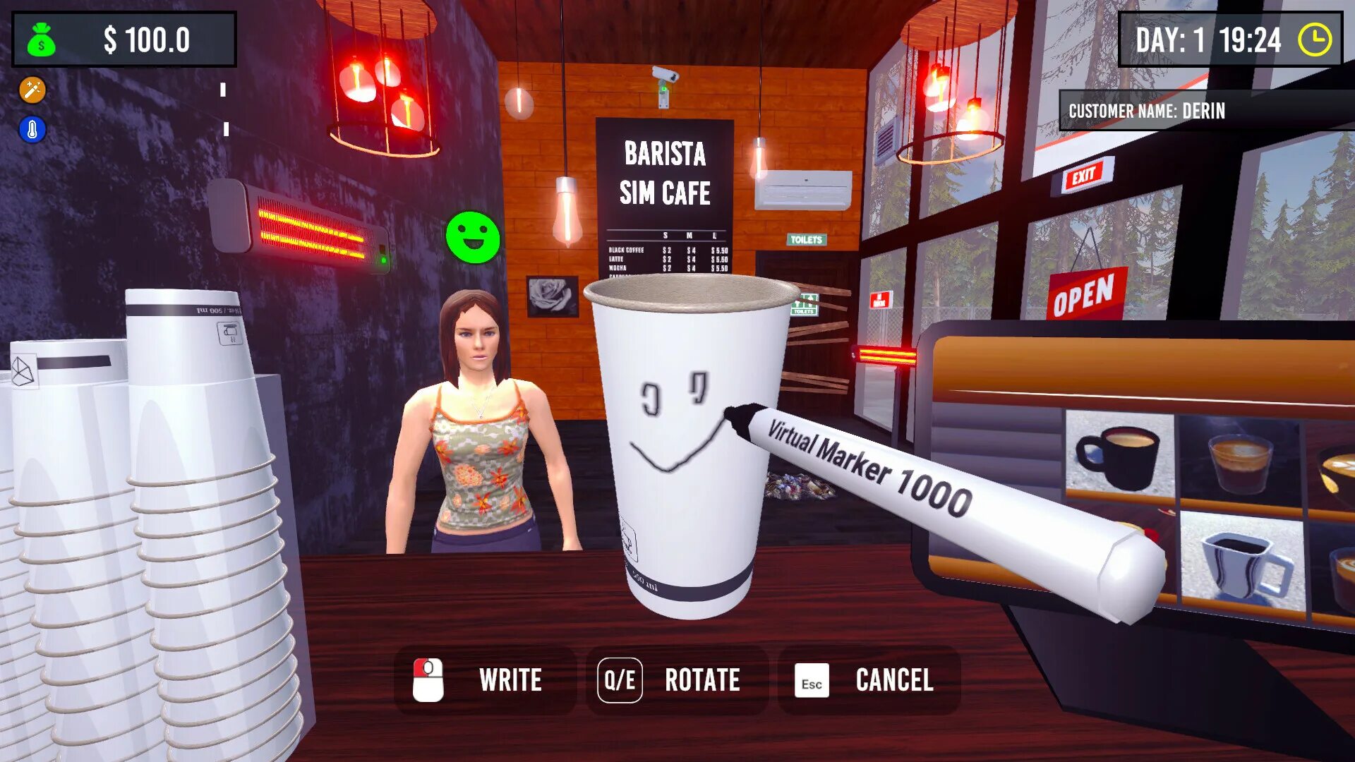 Симулятор бариста на ПК. Симулятор кофе. Кафе Barista Simulator. Игра бариста