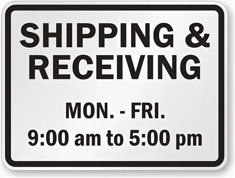 Shipping receiving.