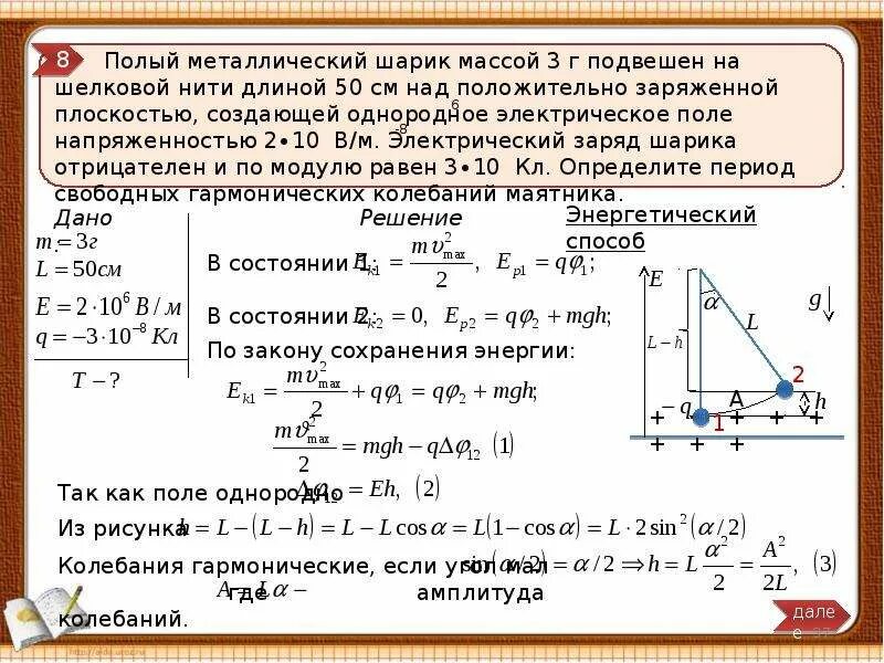 Полый металлический шарик массой 3 г подвешен на шелковой нити. Колебание груза подвешенного на нити. Колебания шарика. Шарик подвешенный на нити. Груз массой 0 15 кг