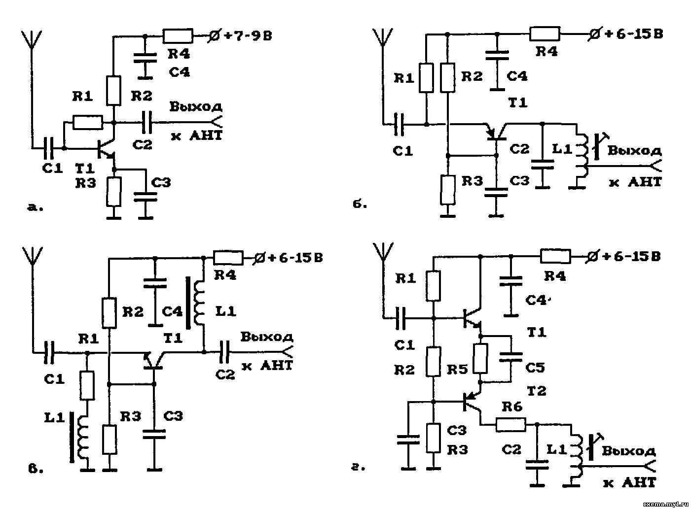 антенный усилитель широкополосный схема. кв приемник смеситель кт315. широкополосный увч на кт368. схема транзисторного усилителя высокой частоты. высокочастотный усилитель схема.