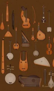 String Musical Instruments Wallpaper