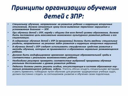 Как могут обучаться дети с зпр