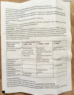 Вобэнзим инструкция по применению в гинекологии