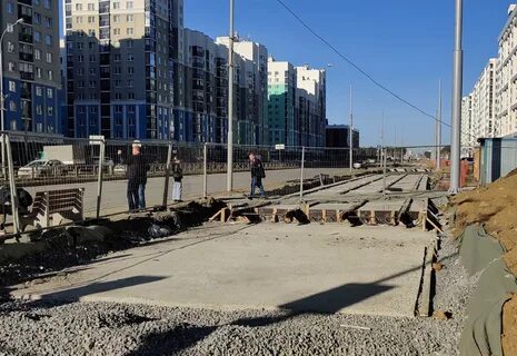 Трамвай в академическом районе екатеринбурга