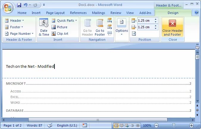Header word. Home в ворде. редактирование header в ворде. word 2007. word header footer.