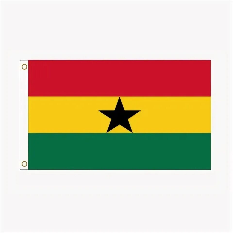 Как выглядит флаг ghana : DMSE Ghana Ghanaian National Flag 3X5 Ft Foot 100% Polyester 100D F