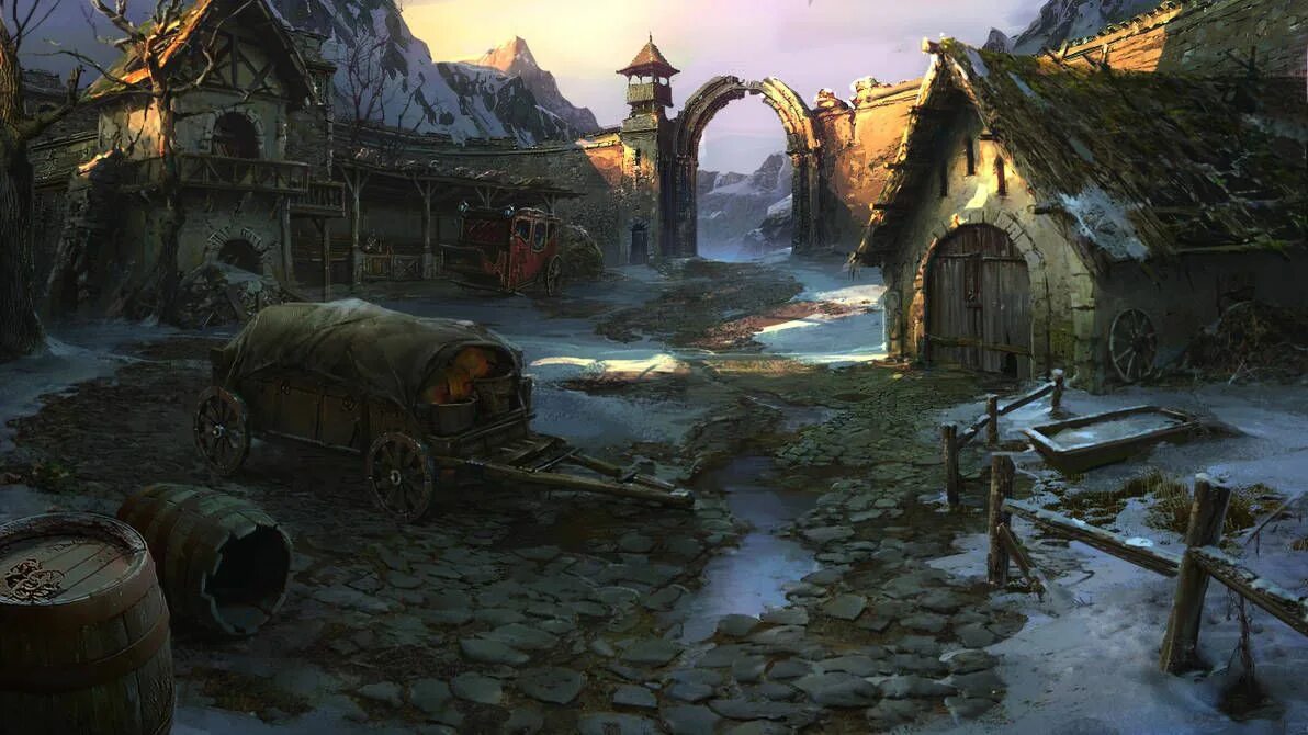 Деревня арта. Деревня викингов концепт-арт. Поселение селение деревня фэнтези арт. Деревня арта. Деревня арта.