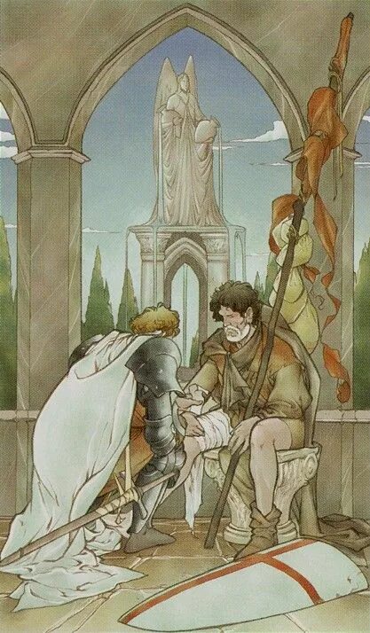 Карта умеренность таро уэйта. 14 аркан уэйта. Аркан умеренность уэйт. Карты таро райдера уэйта умеренность. Таро святого грааля галерея.