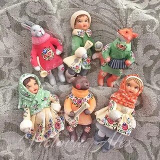 Ватные игрушки куклы