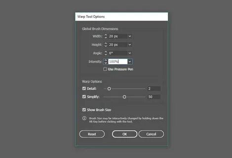 Tool options