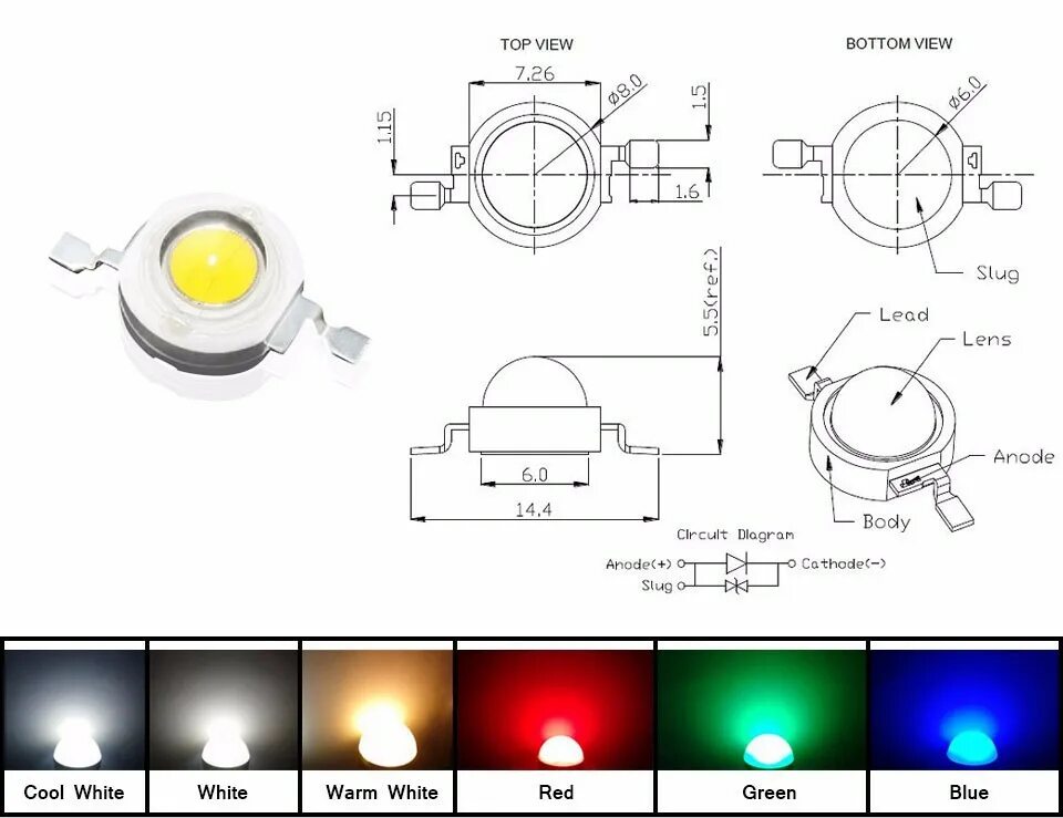 Светодиод SMD 3w. RGB светодиод 3w Emitter d192. 3в диод светодиоды 3w. Светодиод 3вт Datasheet. Размеры диодов