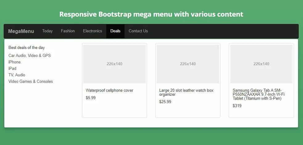 Bootstrap responsive