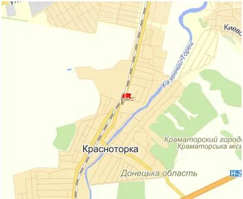 Карта краматорска