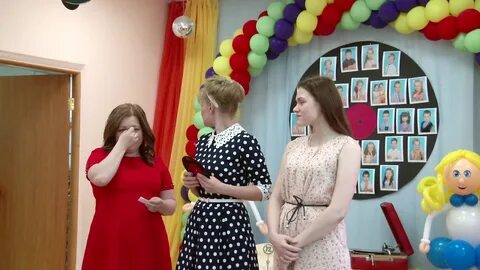 Прощание с воспитателем детского