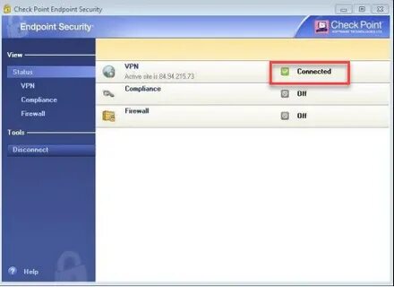 Check point endpoint security