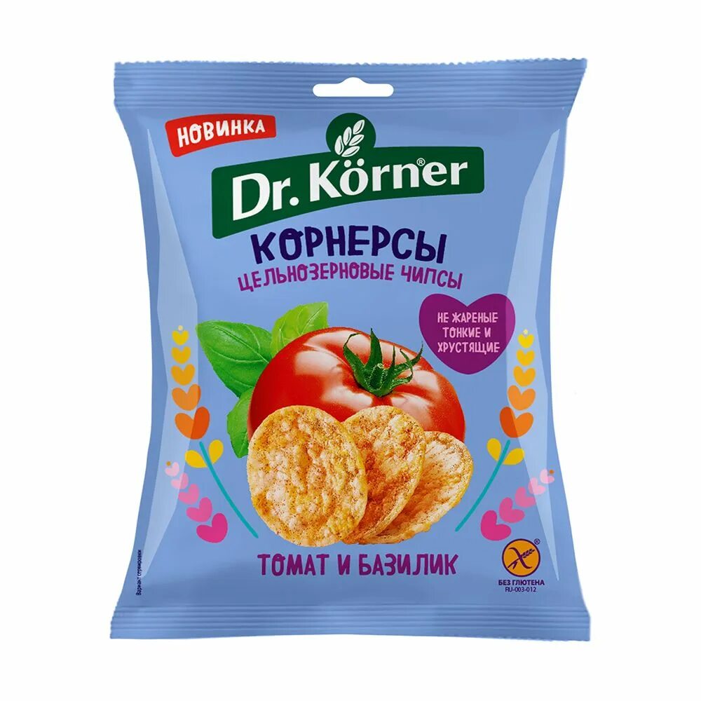 Корнерсы с сыром. Чипсы Корнерсы Dr Korner. Чипсы цельнозерновые Dr.Korner. Dr.Korner Корнерсы цельноз томат и базилик 50г. Чипсы ц/з кукурузно рисовые с томатом и базиликом 50 гр. (Хлебпром).