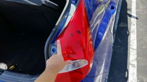 Замена задних габаритов солярис