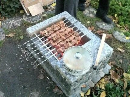 Как сделать мангал на даче своими руками