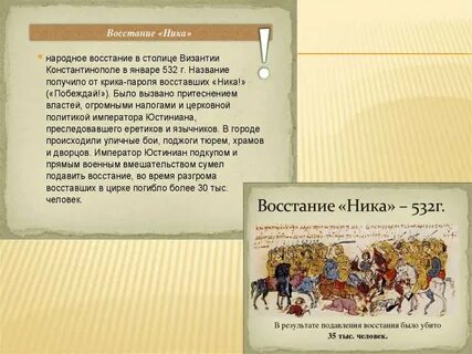 Восстание ник