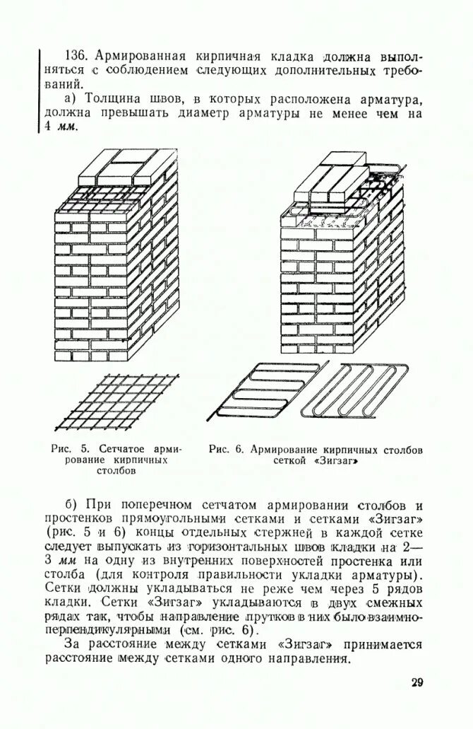 Кирпича армированием