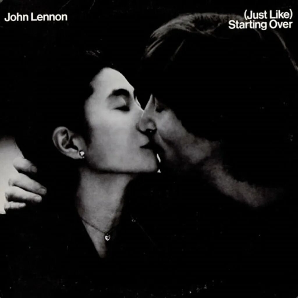 John Lennon Double Fantasy 1980. John Lennon & Yoko Ono - (just like) starting over. Starting over John Lennon. John Lennon - (just like) starting over CD.