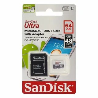 Карта памяти sandisk 64gb