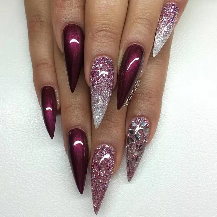 Pin on NAILS Coffin nails designs, Stiletto nail art, Stiletto nails designs