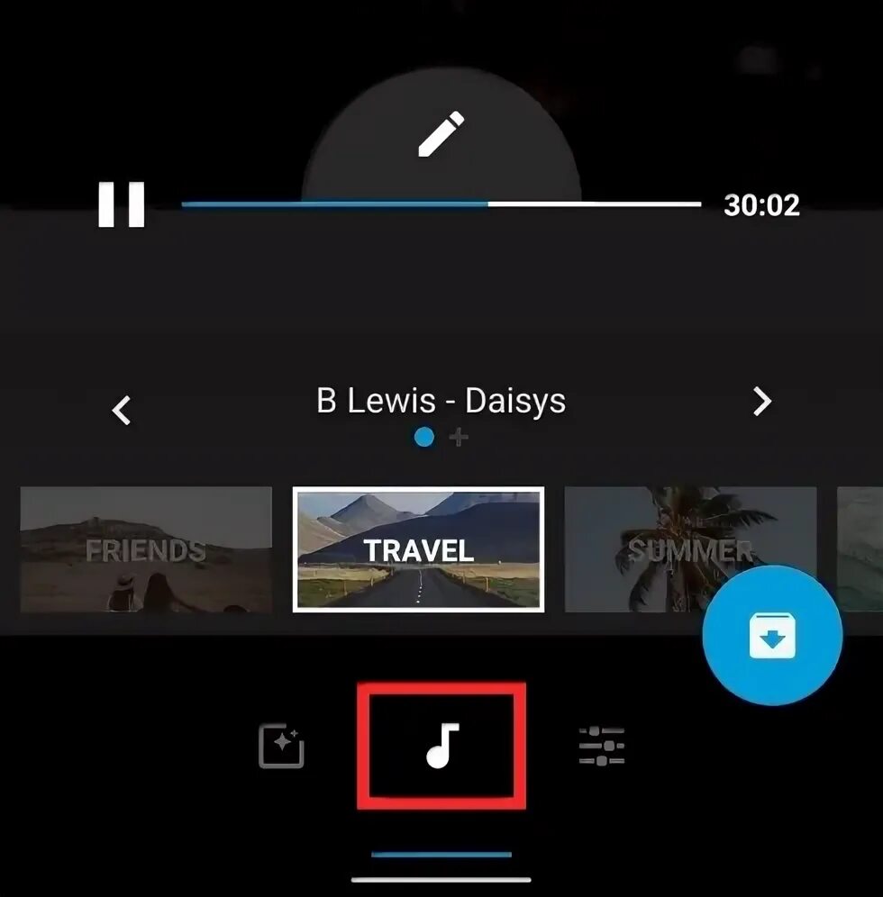 Музыка снизу. Приложение для создания видео из фото с музыкой для андроида.