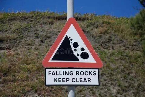 Falling rocks