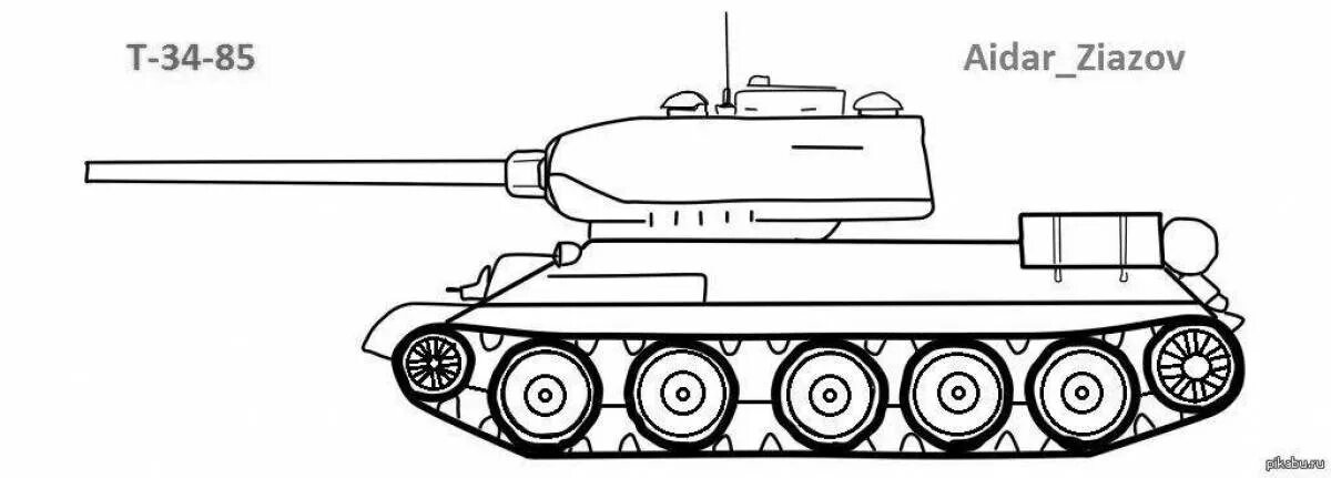 Шаблоны легких танков. Танк т34 рисунок сбоку. Разукрашки танка т-34-85. Танк т-34 рисунок. Т 34 для срисовки сбоку.