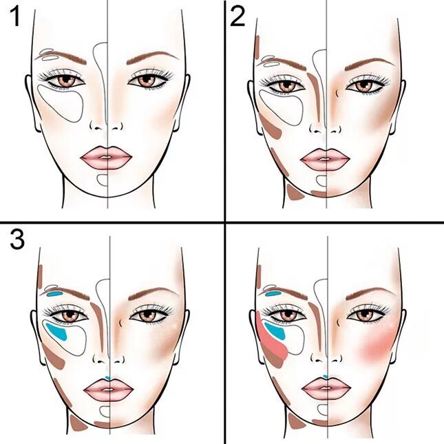 Contour and Highlight with cream concealer Contour makeup, Beauty makeup, Makeup