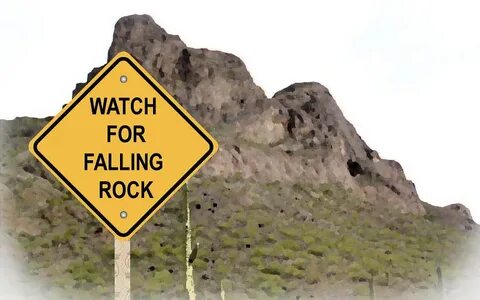 Falling rocks