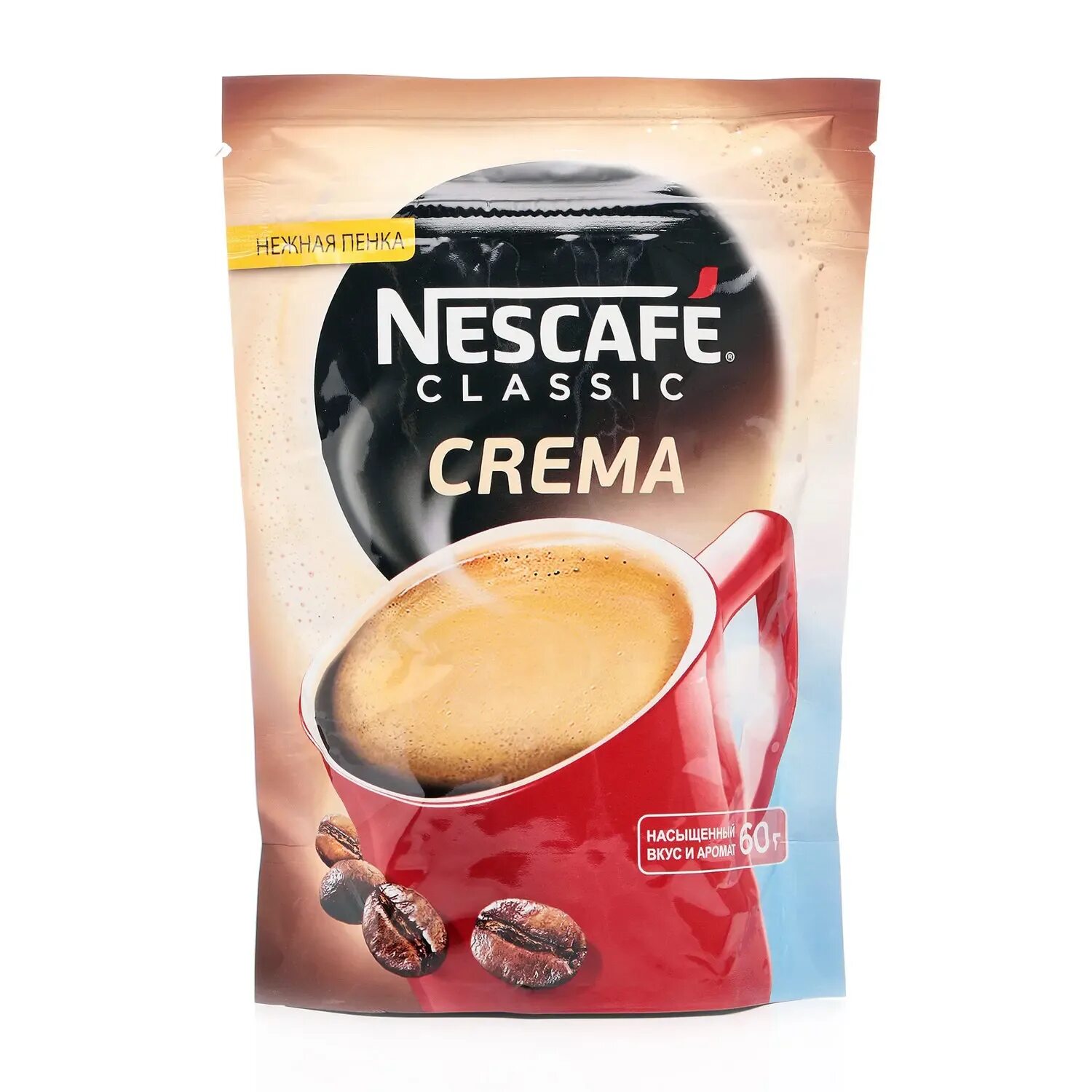 Отзыв о Кофе Nescafe Classic с пенкой Crema не блестящий, но хороший