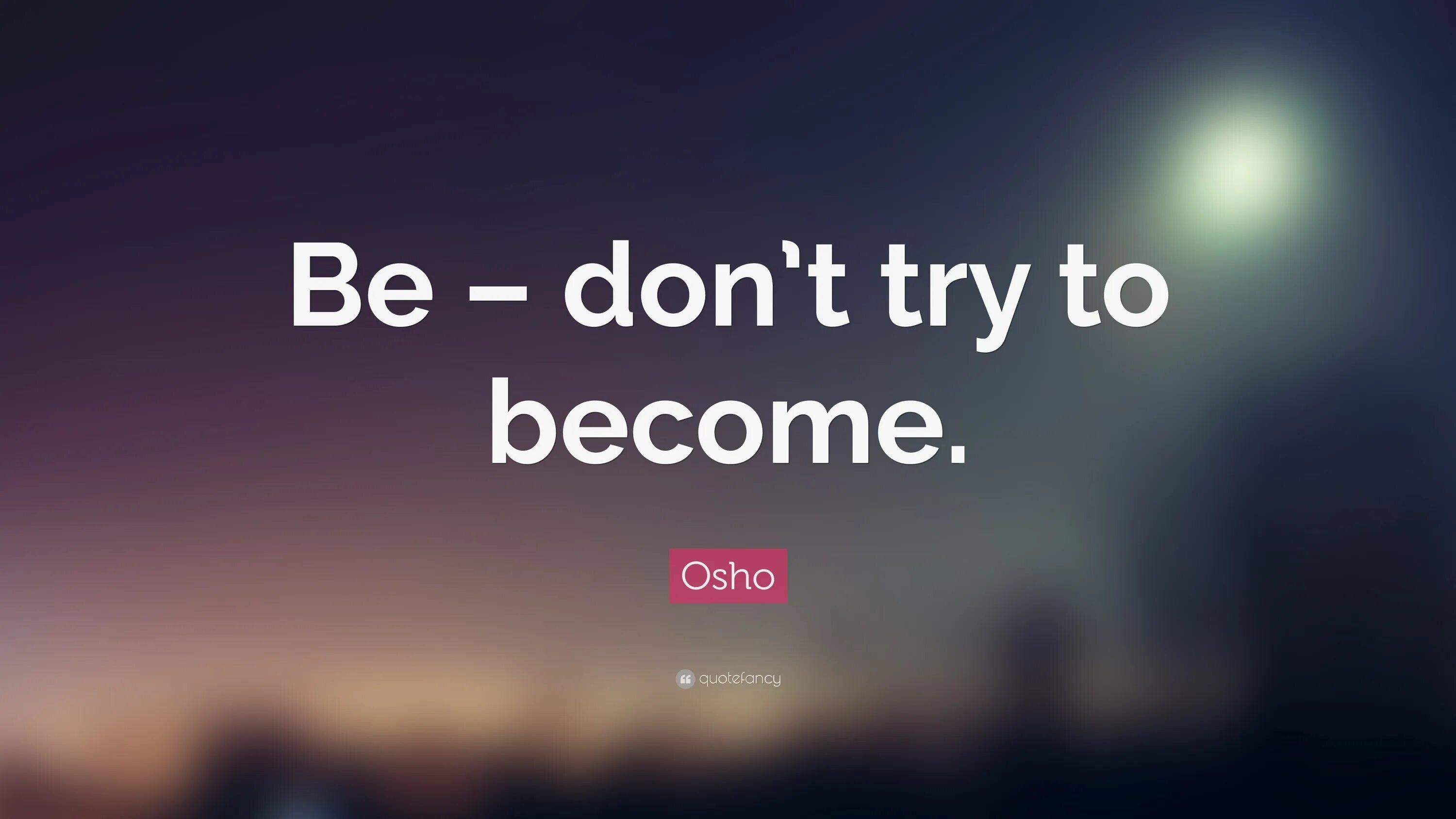 Don t try to fit in
