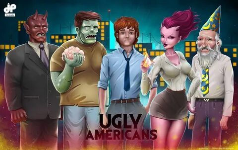ugly american fanart digital painting photoshop wacom.