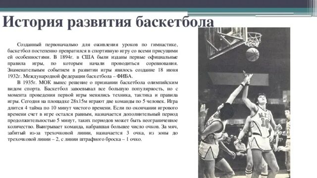 Официальные правила баскетбола фиба действуют егэ. История возникновения баскетбола. История баскетбола доклад. История возникновения баскетбола доклад. Доклад на тему история развития баскетбола.