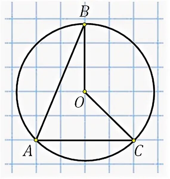 найдите градусную величину дуги ас окружности