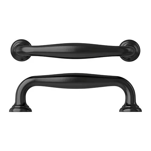 Black handle. Икеа ручка ФОГЛАВИК. Ручка скоба икеа. ЭНЕРИДА ручка икеа черная. Ручка мебельная скоба икеа.