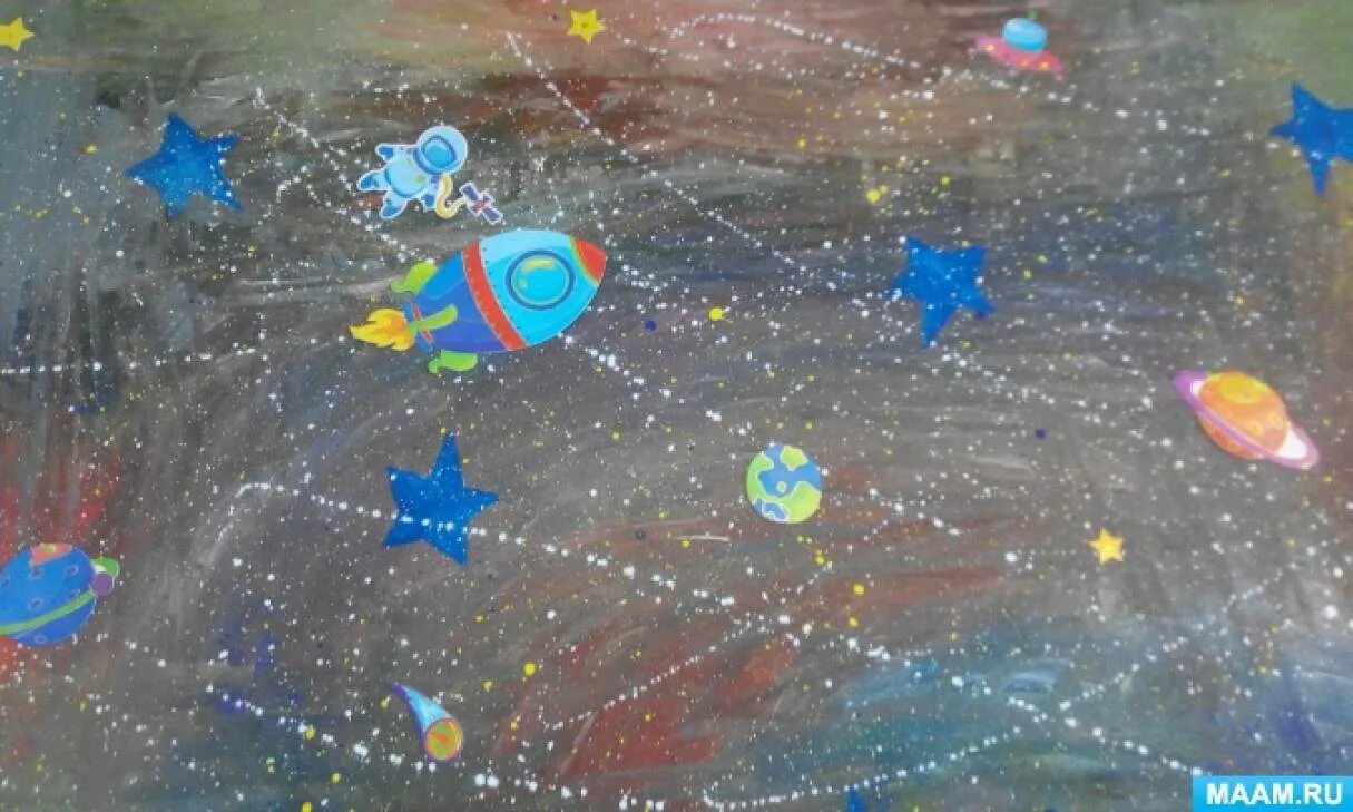 Космос первая младшая. Рисование космос в младшей группе. Рисование "космос" иладшая группа. Рисование космос в младшей группе детского сада. Рисование космос в группе раннего возраста.