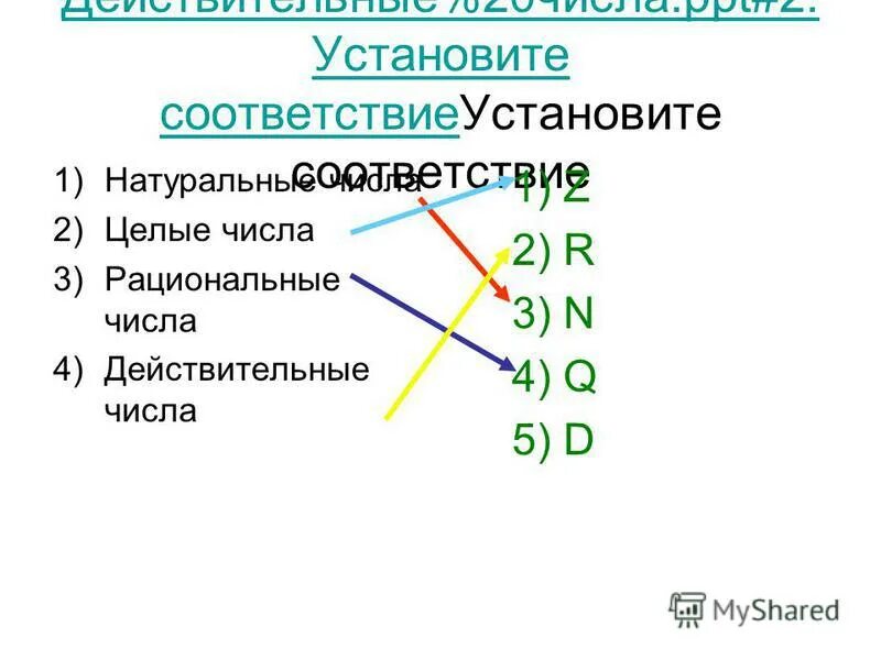 Установите соответствие вещественный. Установите соответствие целое число вещественное число. 111 Это целое число.