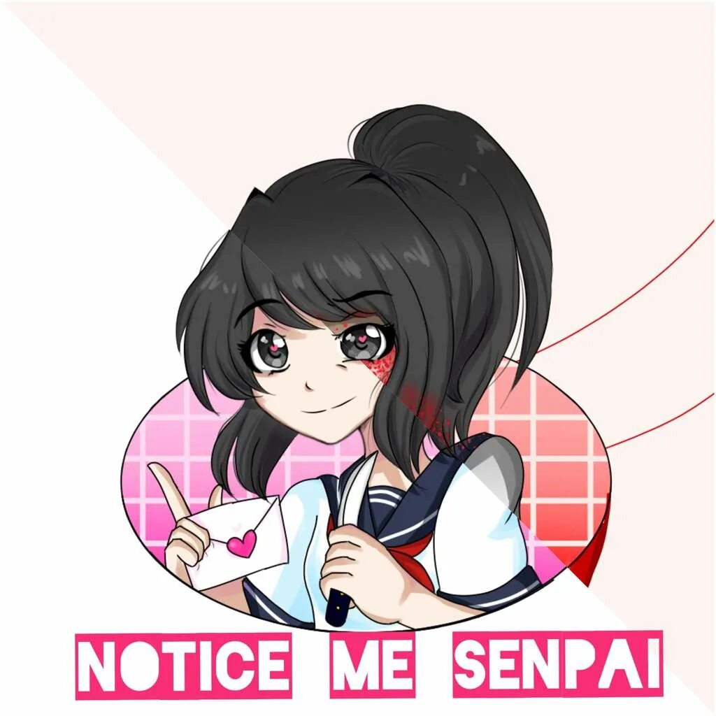 Notice me Senpai. Семпай заметил меня.