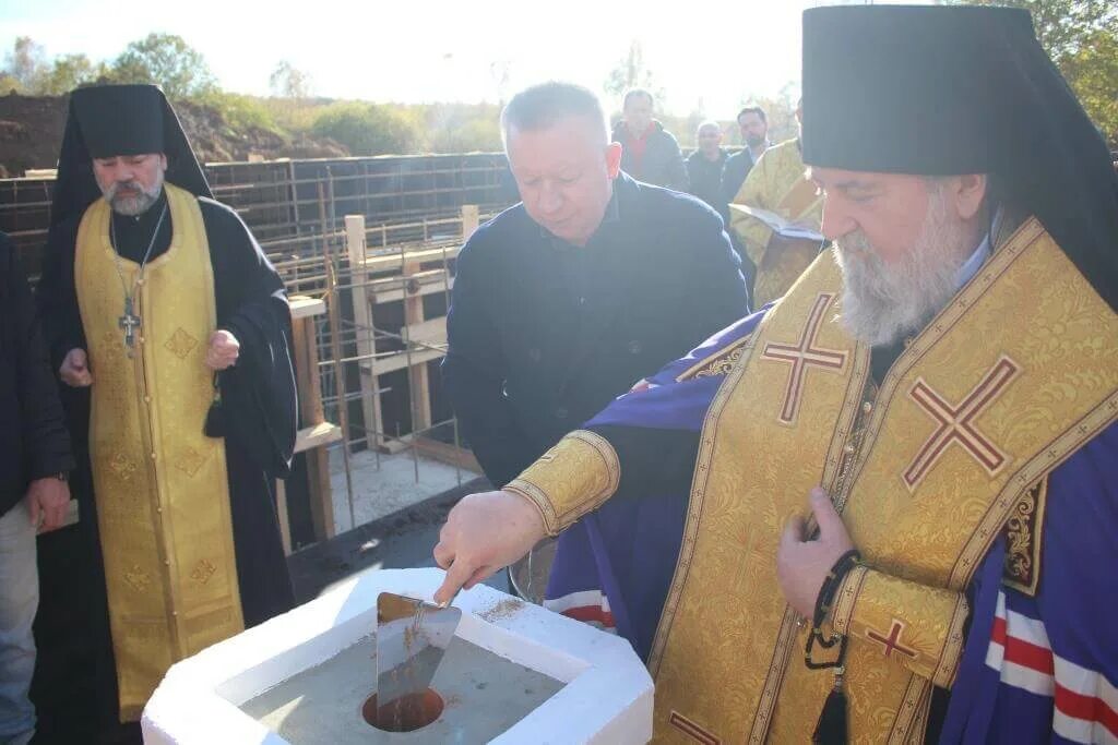 Борисоглебская епархия 15 января 2018 года. Махровка храм. Совершил чин освящения. Борисоглебская епархия 15 января 2018 года. Совершил чин освящения.
