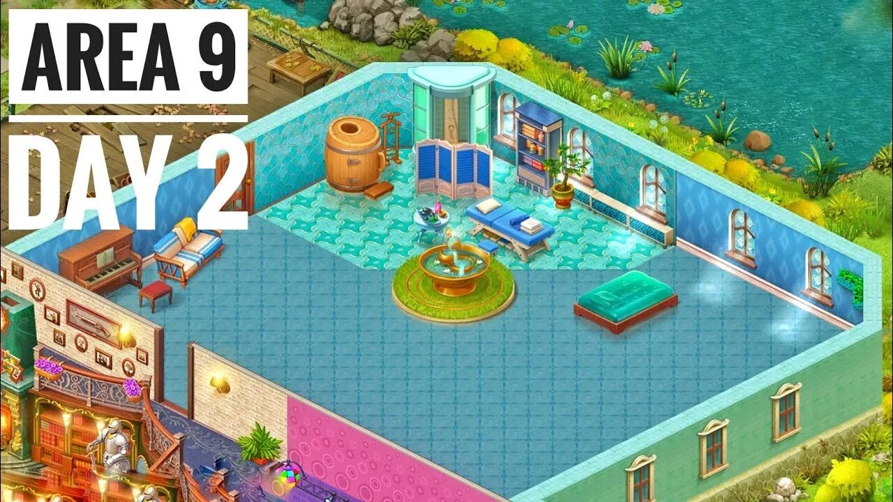 Area 9 Day 6 Playrix Homescapes - YouTube