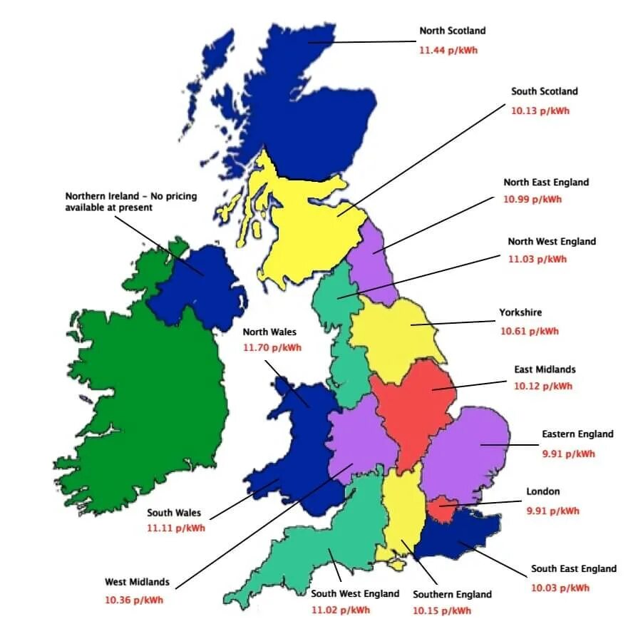 Регионы Британии. Карта uk. Великобритания по регионам. Regions of great Britain.