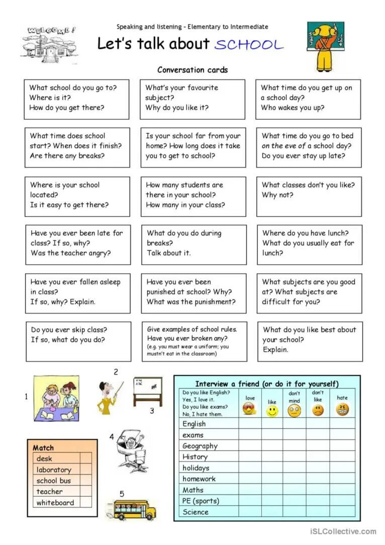 A 2 listening exercises
