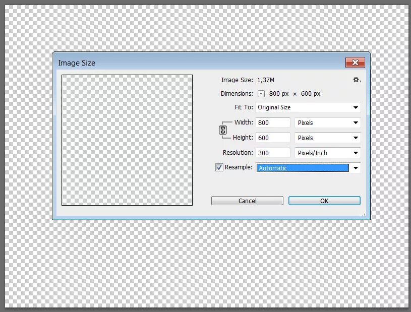 Get image size